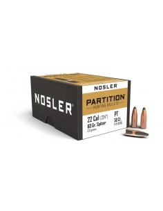 NOSLER PALLE 224" 60GR PARTITION SPITZER 50PZ. 2