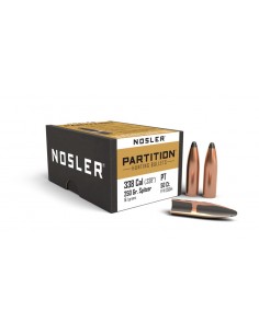NOSLER PALLE 338" 250GR PARTITION SPITZER 50PZ. 2