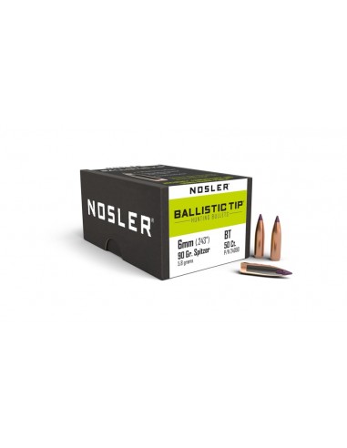 NOSLER PALLE 243" 90GR BALLISTIC TIP SP 50PZ.