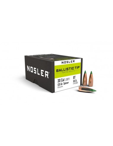 NOSLER PALLE 308" 125GR BALLISTIC TIP SP 50PZ. NOSLER PALLE 308" 125GR BALLISTIC TIP SP 50PZ.