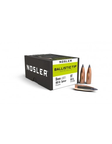 NOSLER BULLETS 323" 180GR BALLISTIC TIP SP 50PCS. NOSLER BULLETS 323" 180GR BALLISTIC TIP SP 50PCS.