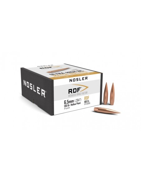 NOSLER PALLE 264" 130GR RDF HPBT 100PZ.