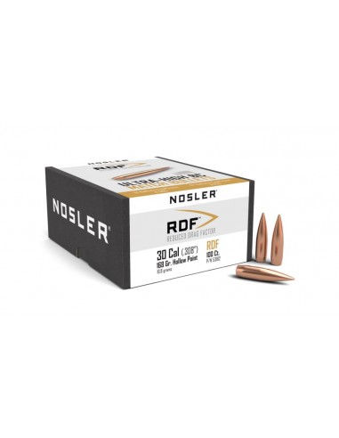 NOSLER PALLE 308" 168GR RDF HPBT 100PZ.