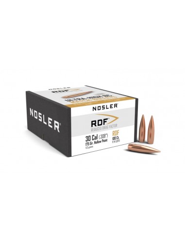 NOSLER PALLE 308" 175GR RDF HPBT 100PZ.