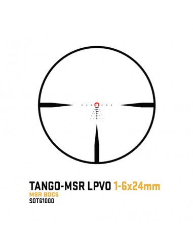 SIG SAUER SCOPE TANGO-MSR LVPO 1-6X24 BDC6 SIG SAUER SCOPE TANGO-MSR LVPO 1-6X24 BDC6