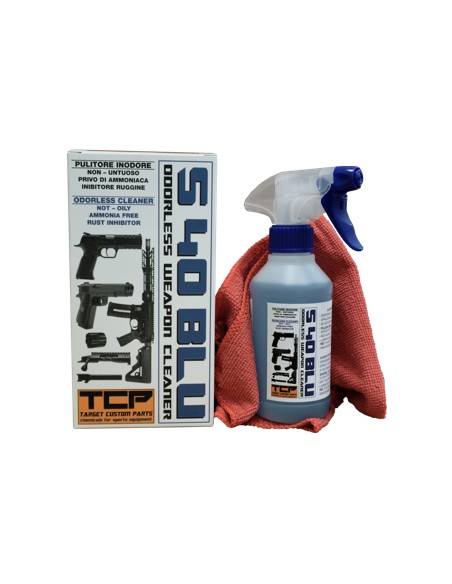 TARGET CUSTOM PARTS S40 BLU CLEANER 250ML WITH CLOTH | ARMERIA REGINA