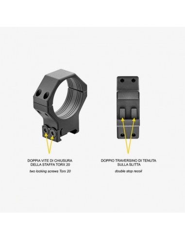 CONTESSA LIGHT PICATINNY RINGS D. 40MM BLACK CONTESSA LIGHT PICATINNY RINGS D. 40MM BLACK