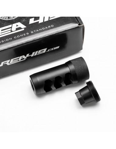 AREA419 MUZZLEBRAKE HELLFIRE SELF TIMING C.6,5mm 5/8-24 BLACK AREA419 MUZZLEBRAKE HELLFIRE SELF TIMING C.6,5mm 5/8-24 BLACK