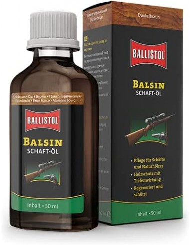 BALLISTOL BALSIN STOCKS OIL REDDISH BROWN 50ML