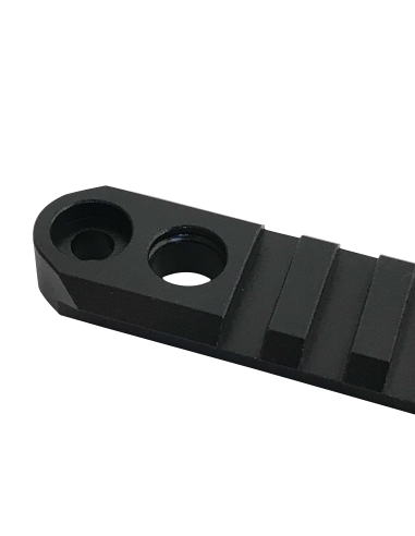 ATLASWORX PICATINNY RAIL PER BIPIEDE 4" NERO