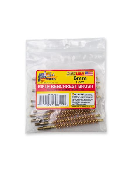 PRO SHOT RIFLE LENGTH BRONZE BRISTLE BULK QUANTITY DOZEN PACK