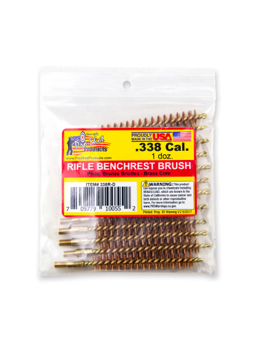PRO SHOT RIFLE LENGTH BRONZE BRISTLE BULK QUANTITY DOZEN PACK