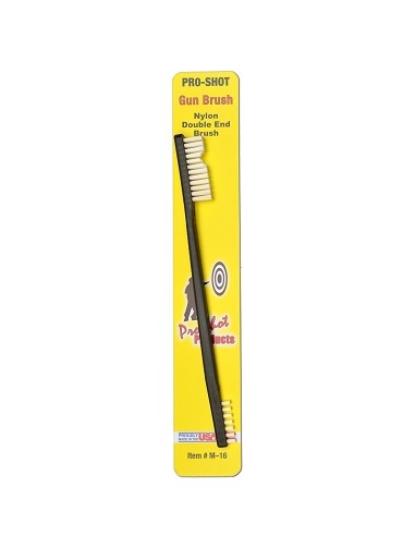 PRO SHOT NYLON GUN BRUSH DOUBLE-END PRO SHOT NYLON GUN BRUSH DOUBLE-END