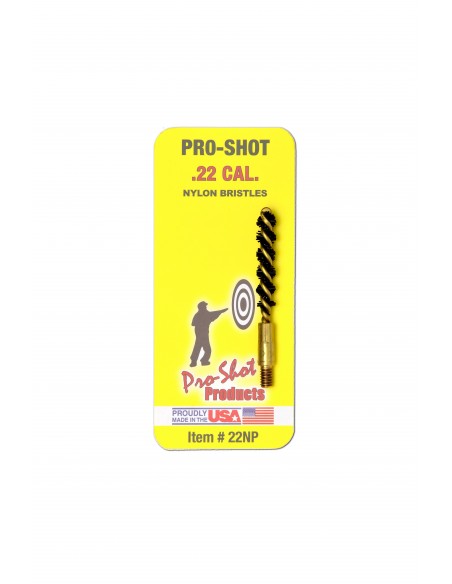 PRO SHOT PISTOL LENGTH NYLON BRISTLE BORE BRUSHES PRO SHOT PISTOL LENGTH NYLON BRISTLE BORE BRUSHES