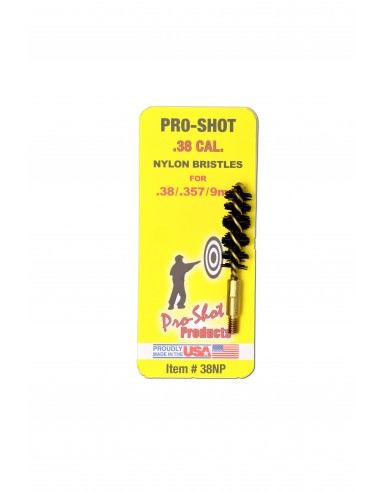 PRO SHOT PISTOL LENGTH NYLON BRISTLE BORE BRUSHES
