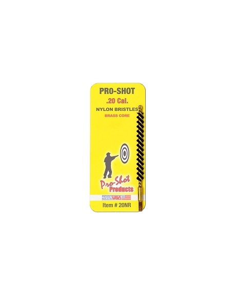 PRO SHOT RIFLE LENGTH NYLON BRISTLE BORE BRUSHES