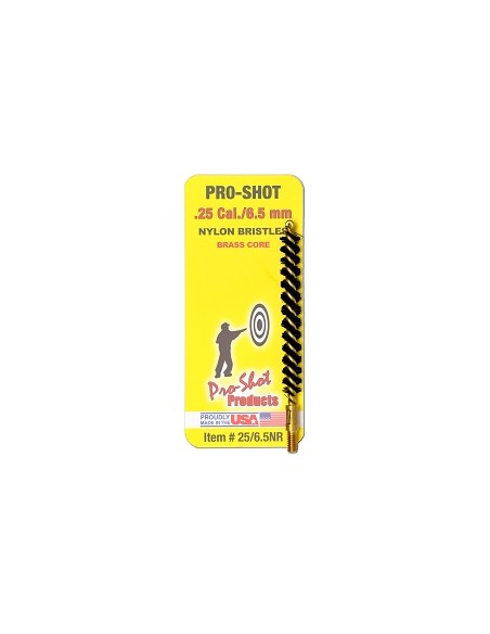 PRO SHOT RIFLE LENGTH NYLON BRISTLE BORE BRUSHES