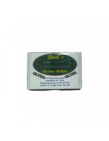 BART'S GESCHOSSE KAL. 22 ULTRA FLAT BASE 52GR 500STK.