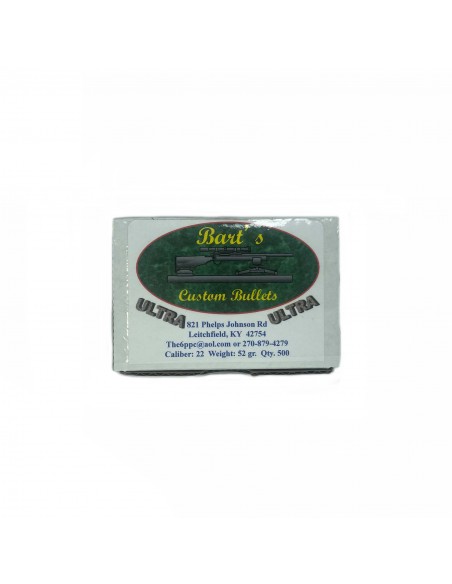 BART'S PALLE CAL. 22 ULTRA FLAT BASE 52GR 500PZ.