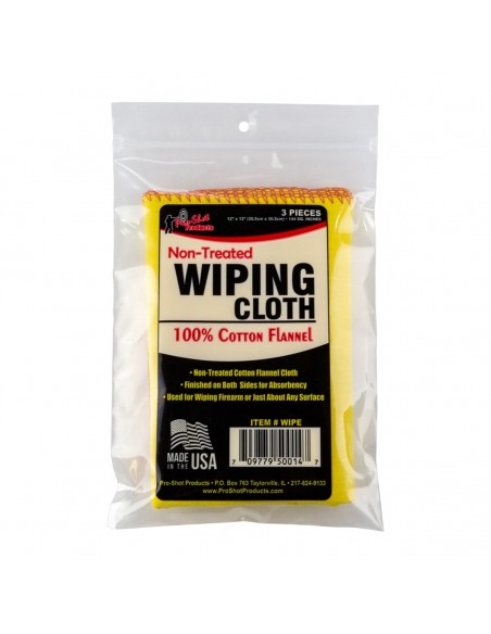 PRO SHOT NON-TREATED COTTON WIPING CLOTH PRO SHOT NON-TREATED COTTON WIPING CLOTH