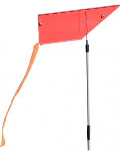 MTM WRF RED SHOOTING RANGE FLAG