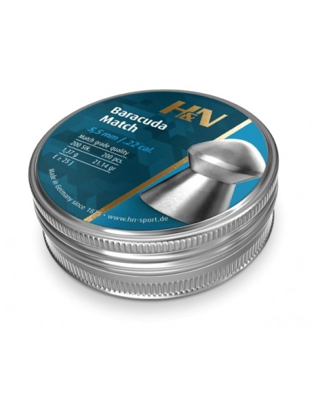 H&N BARACUDA MATCH 5,52MM 200PCS.