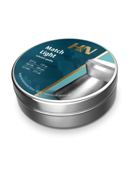 H&N MATCH LIGHT 4,5MM 500STK.