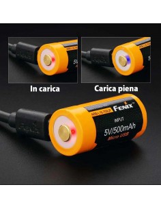 FENIX WIEDERAUFLADBARE BATTERIE 16340 700 UP 2
