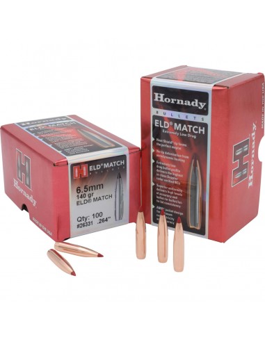 HORNADY PALLE ELD-Match 264" 140GR 2000PZ. HORNADY PALLE ELD-Match 264" 140GR 2000PZ.