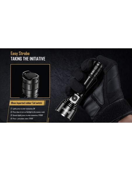 SPERAS FLASHLIGHT E3 350M 1300LM TACTICAL OUTDOOR USB-C SPERAS FLASHLIGHT E3 350M 1300LM TACTICAL OUTDOOR USB-C