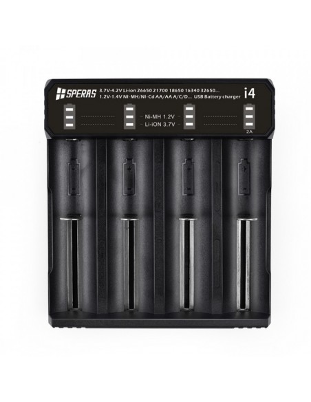 SPERAS BATTERY CHARGER USB-C FOUR-SLOT SPERAS BATTERY CHARGER USB-C FOUR-SLOT