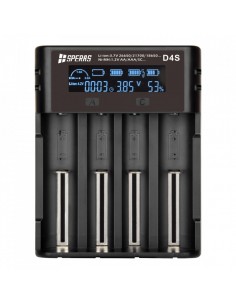 SPERAS BATTERY CHARGER LCD USB-C FOUR-SLOT