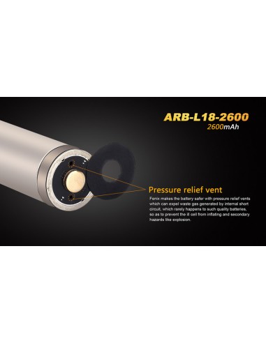 FENIX BATTERIA RICARICABILE ARB-L18 2600mAh FENIX BATTERIA RICARICABILE ARB-L18 2600mAh