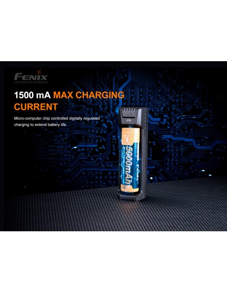 FENIX CARICABATTERIE SMART ARE-X1 V2.0 SLOT SINGOLO FENIX CARICABATTERIE SMART ARE-X1 V2.0 SLOT SINGOLO