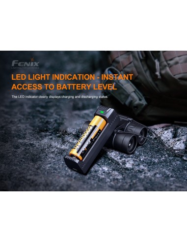 FENIX BATTERY CHARGER SMART ARE-X1 V2.0 SINGLE-SLOT FENIX BATTERY CHARGER SMART ARE-X1 V2.0 SINGLE-SLOT
