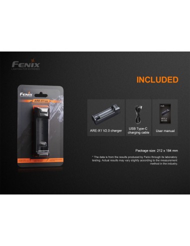 FENIX BATTERY CHARGER SMART ARE-X1 V2.0 SINGLE-SLOT FENIX BATTERY CHARGER SMART ARE-X1 V2.0 SINGLE-SLOT