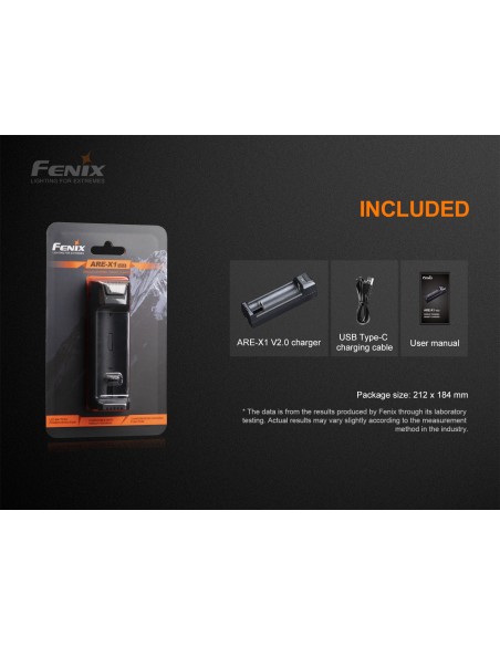 FENIX BATTERY CHARGER SMART ARE-X1 V2.0 SINGLE-SLOT FENIX BATTERY CHARGER SMART ARE-X1 V2.0 SINGLE-SLOT
