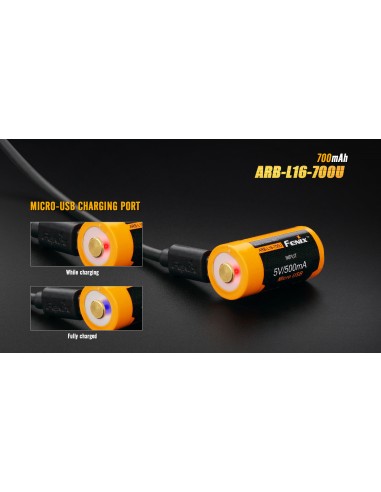 FENIX RECHARGEABLE BATTERY ARB-L16 700mAh FENIX RECHARGEABLE BATTERY ARB-L16 700mAh