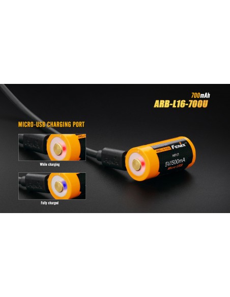 FENIX RECHARGEABLE BATTERY ARB-L16 700mAh FENIX RECHARGEABLE BATTERY ARB-L16 700mAh