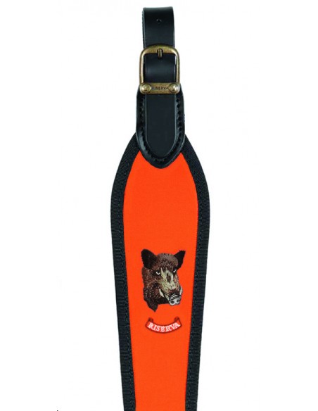 RISERVA HIGH VISIBILITY RIFLE SHOULDER STRAP "WILD BOAR" R2191 RISERVA HIGH VISIBILITY RIFLE SHOULDER STRAP "WILD BOAR" R2191