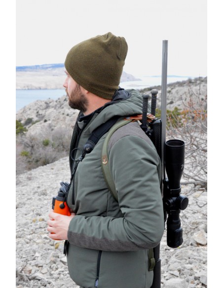 RISERVA DOUBLE RIFLE SHOULDER STRAP GREEN R2034 RISERVA DOUBLE RIFLE SHOULDER STRAP GREEN R2034
