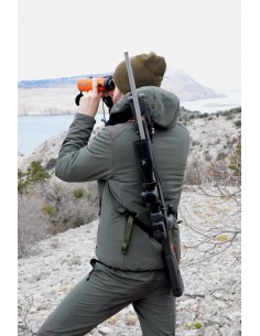 RISERVA DOUBLE RIFLE SHOULDER STRAP GREEN R2034 2