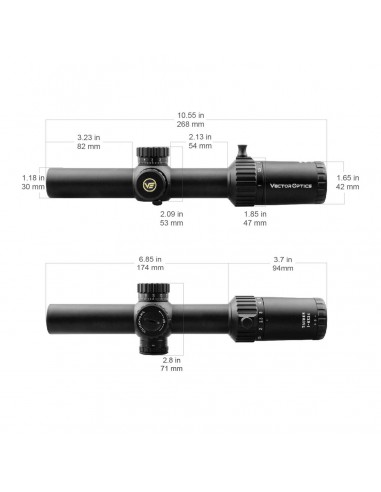VECTOR OPTICS TAURUS 1-6x24 FFP