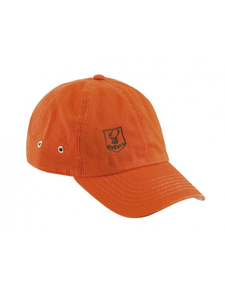RISERVA COTTON CAP WITH VISOR ORANGE R8036