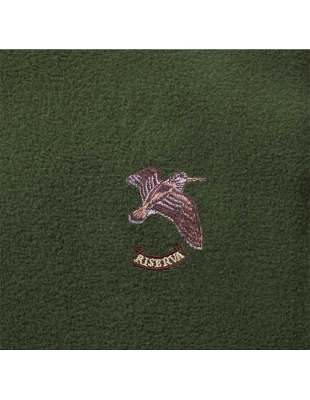 RISERVA FLEECESCHAL "WALDESCHNEPFE" GRÜN 200CM R9035