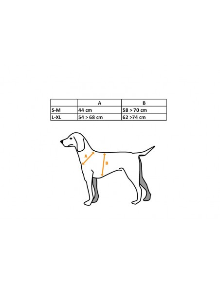 RISERVA PETTORINA PER CANE AD ALTA VISIBILITÀ TAGLIA S-M R2185 RISERVA PETTORINA PER CANE AD ALTA VISIBILITÀ TAGLIA S-M R2185
