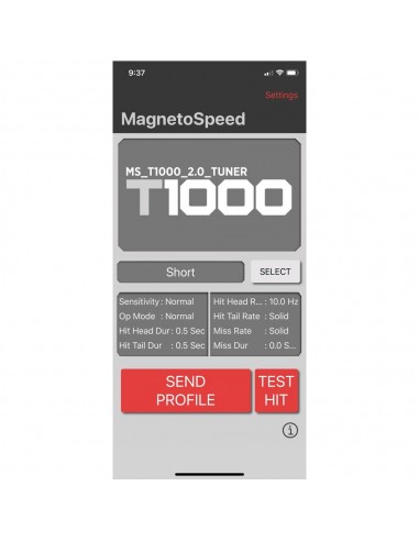 MAGNETOSPEED T1000 GEN.2 TARGET HIT INDICATOR MAGNETOSPEED T1000 GEN.2 TARGET HIT INDICATOR