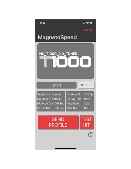 MAGNETOSPEED T1000 GEN.2 TARGET HIT INDICATOR MAGNETOSPEED T1000 GEN.2 TARGET HIT INDICATOR