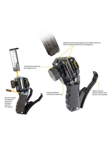 CALDWELL CARICA CARICATORE UNIVERSALE PER PISTOLA