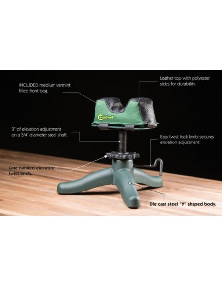 CALDWELL ROCK-JR FRONT RIFLE SHOOTING REST CALDWELL ROCK-JR FRONT RIFLE SHOOTING REST